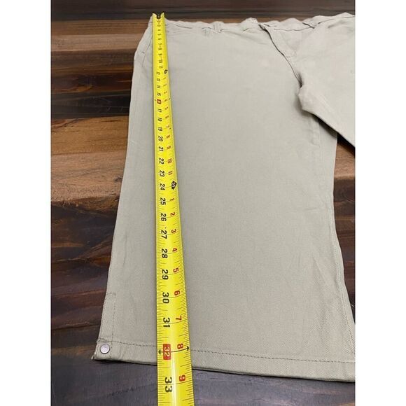 Gloria Vanderbilt Amanda Capri All Around Slimming Effect Green Plus Size 20W - Picture 5 of 9